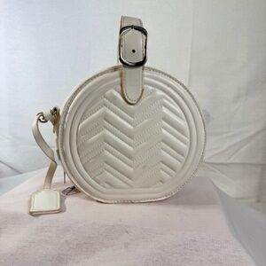 Elegant White Quilted Women's Bag